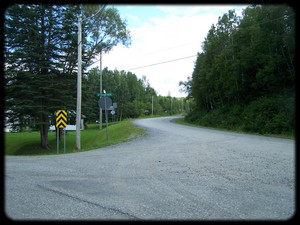 Route du lac Jerry vers St-Marc-du-lac-Long