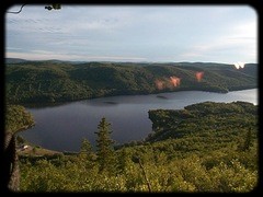 Vue panoramique du lac Méruimticook