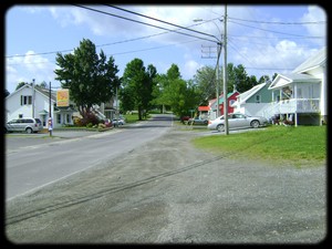 Rue Principale à l'entrée du Village de Packington (arrivant de la route de Packington)